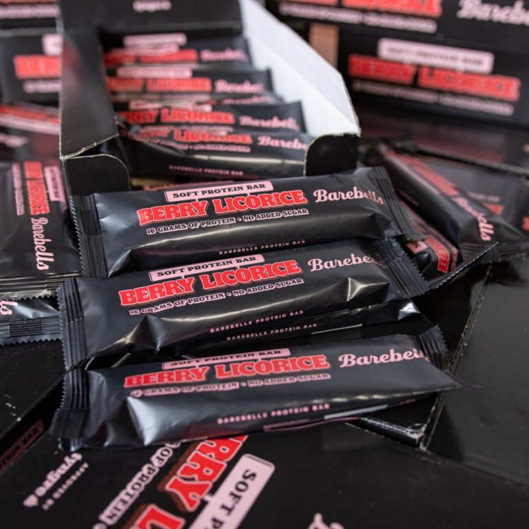 Køb Barebells Berry Licorice (12 x 55g) » Protein Giganten
