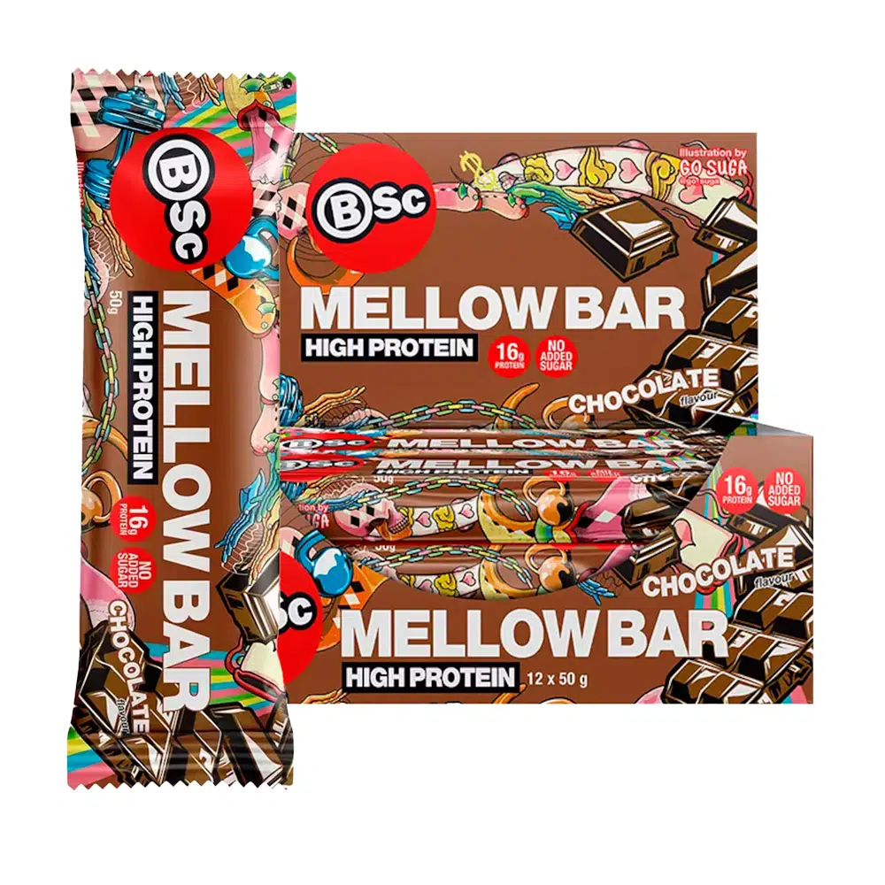 Body Science Mellow Bar - Strawberry (12 x 50g)